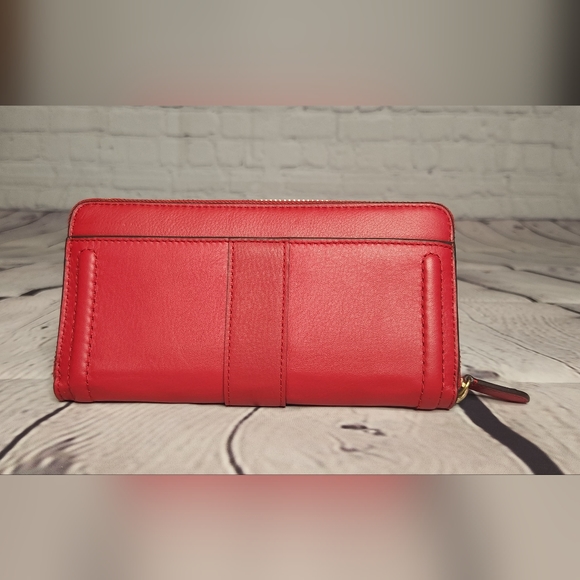 Coach RED Wallet NWT - Picture 2 of 6